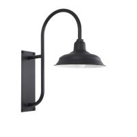 33cm Old Dixie Ranch Wall Light in Black Ace