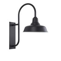 35cm Universal Ranch Wall Light in Black Ace