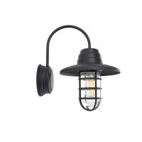 Atomic or Industrial Wall Light with Cage